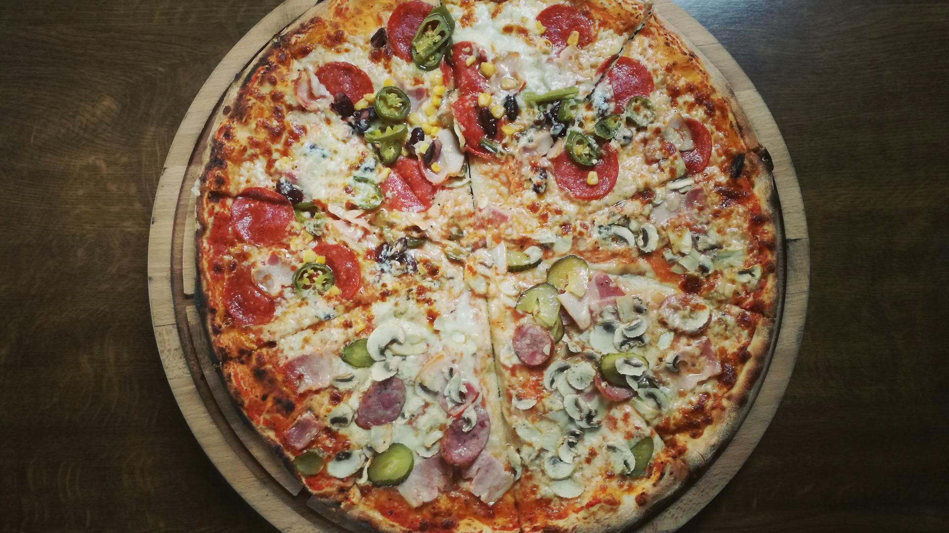 Pizza Suprema — totul pe o pizza
